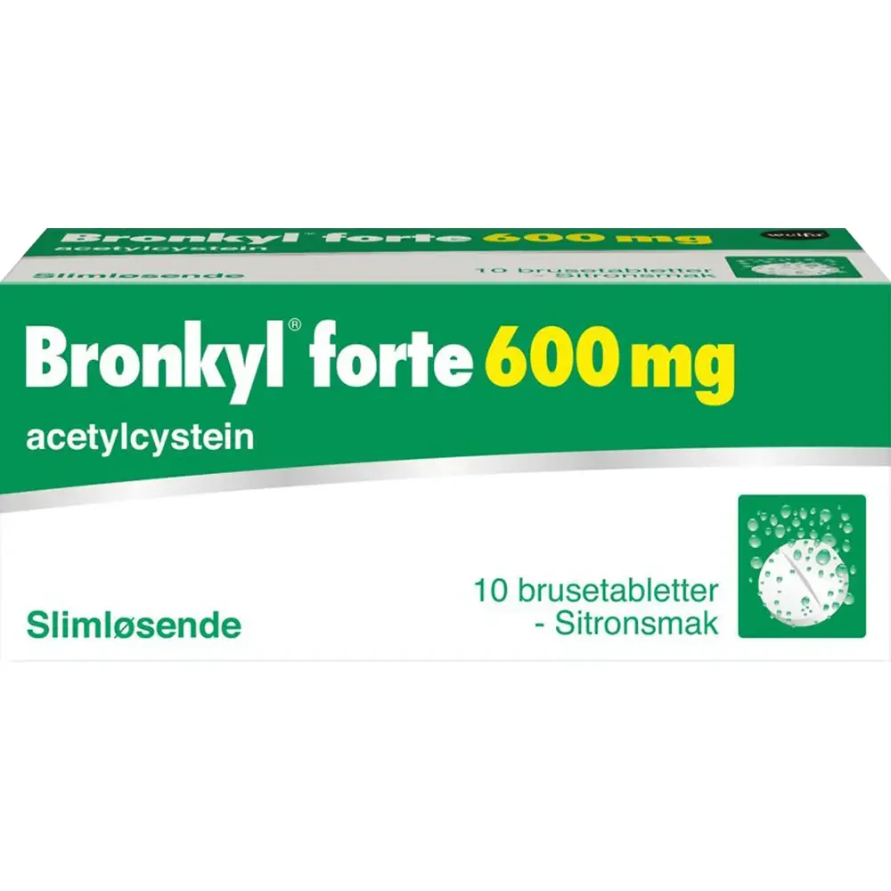 Bronkyl forte brusetab 600 mg