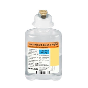 Gentamicin B. Braun inf, oppl 3 mg/ml