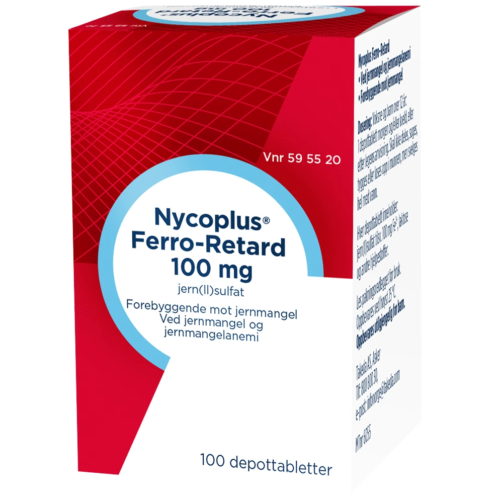 Nycoplus Ferro-Retard depottab 100 mg
