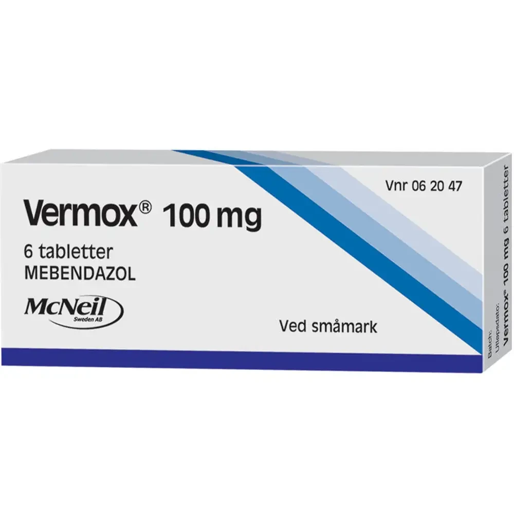 Vermox tab 100 mg
