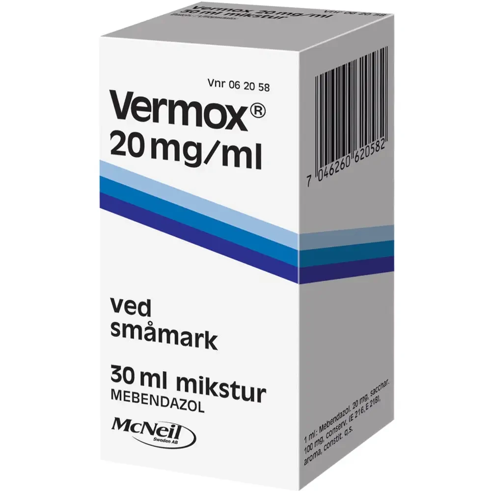Vermox mikst susp 20 mg/ml