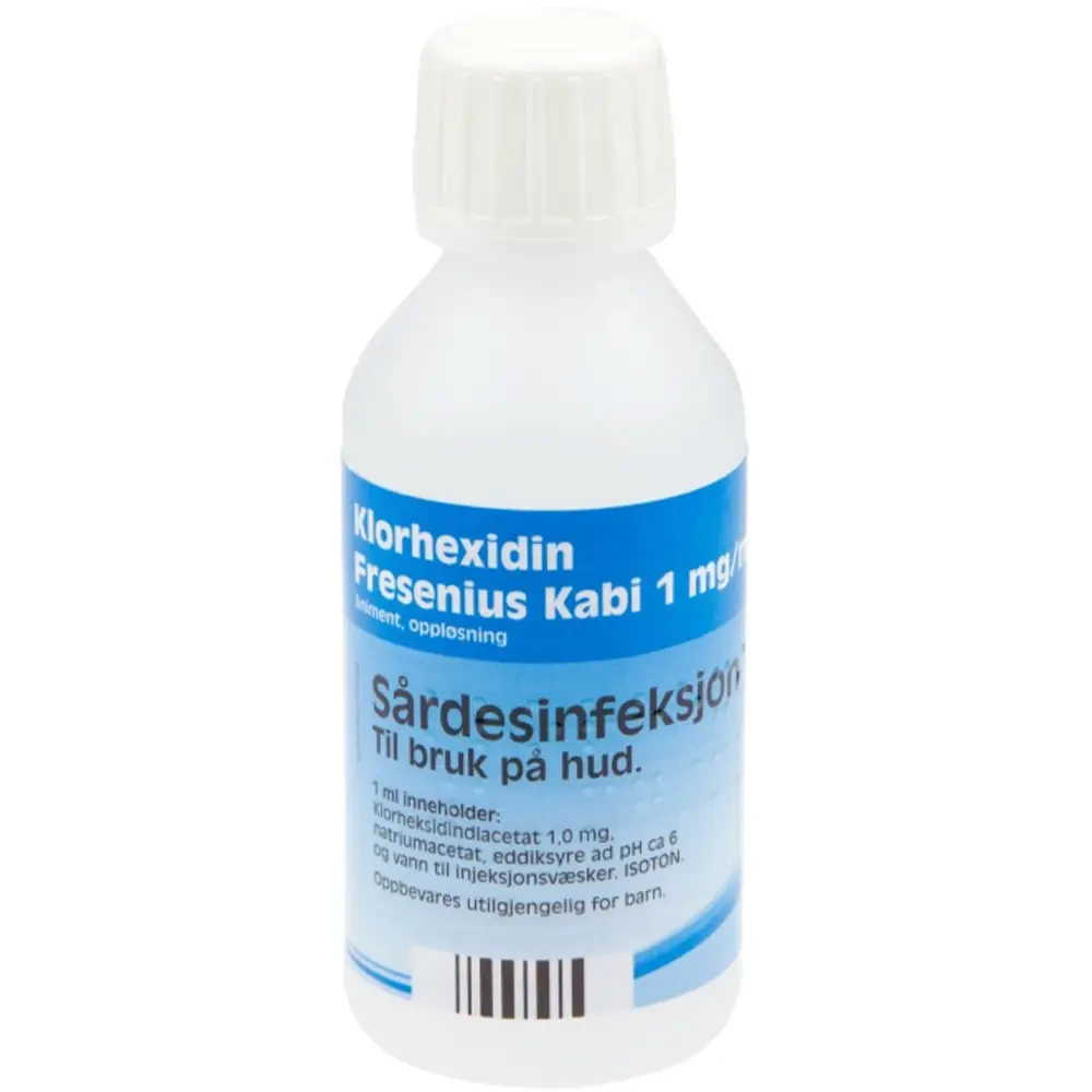 Klorhexidin Fresenius Kabi liniment, oppl 1 mg/ml