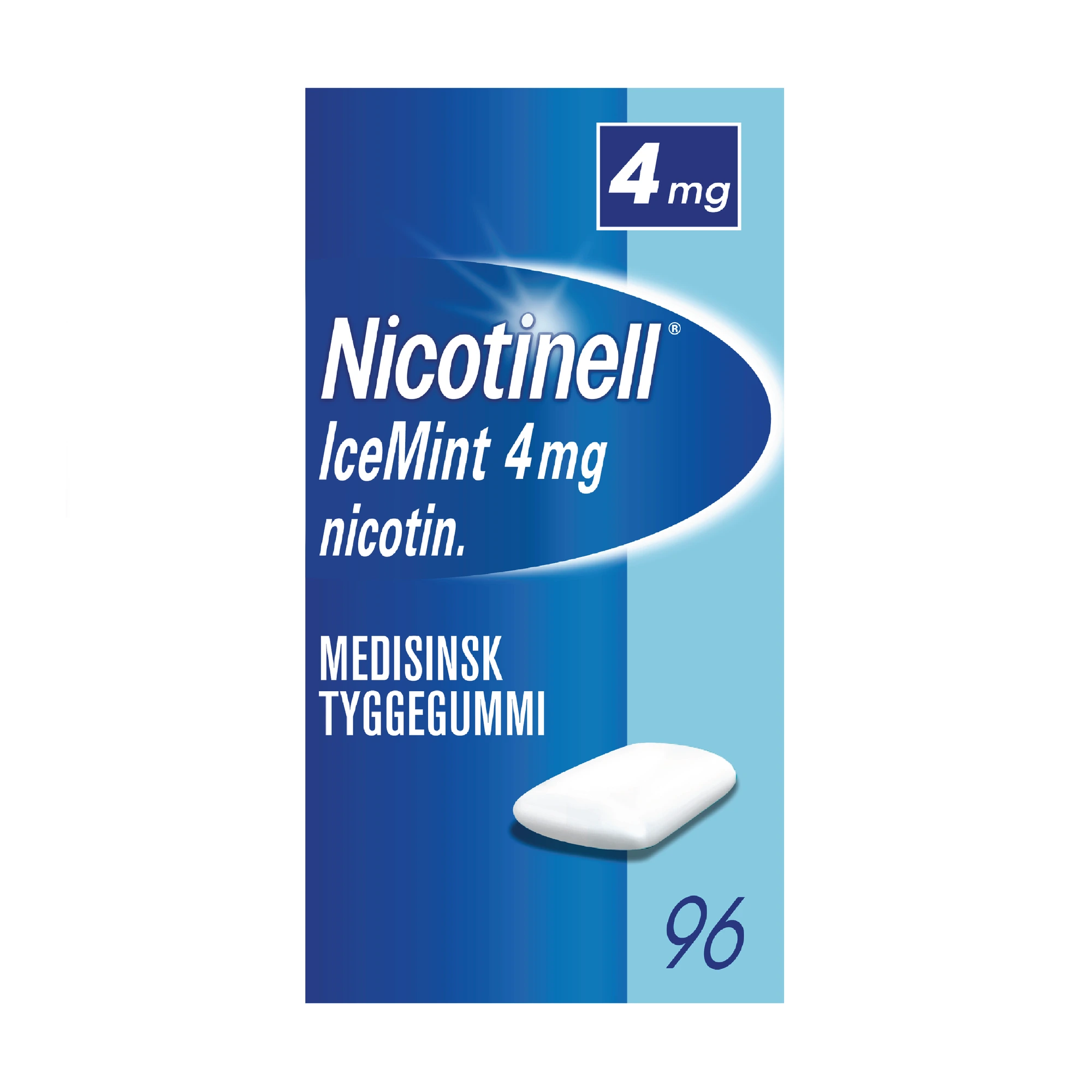 Nicotinell medisinsk tyggegummi med icemintsmak 4 mg