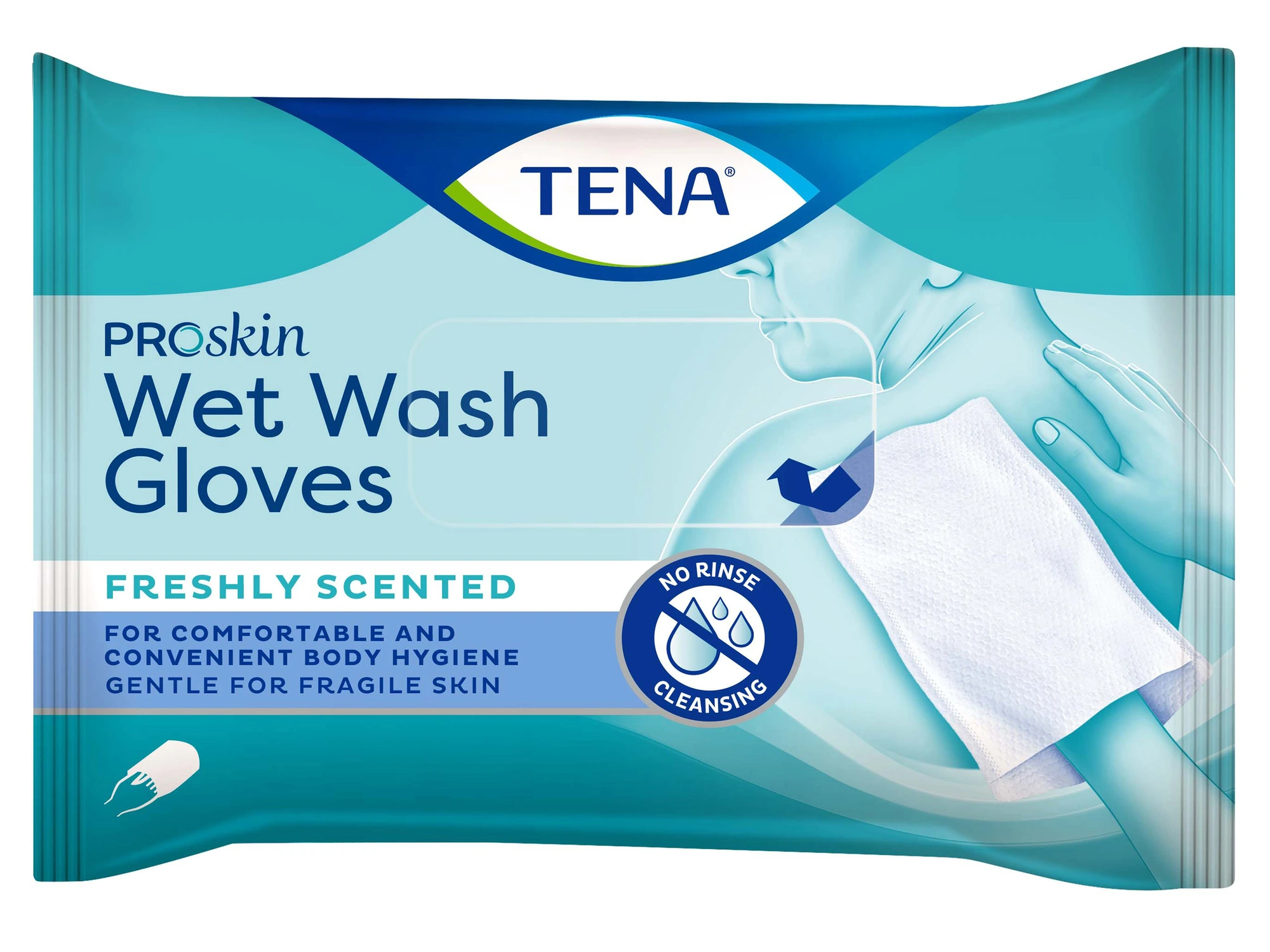 TENA ProSkin fuktede vaskehansker 8 stk