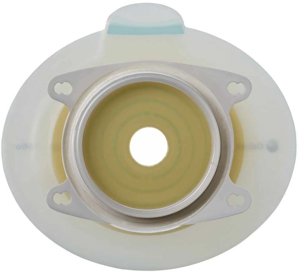 Coloplast SenSura Mio Click hudplate flat, 105010, ringkobling 40 mm hullstr, 10-35 mm, uten belteører, 10 stk.
