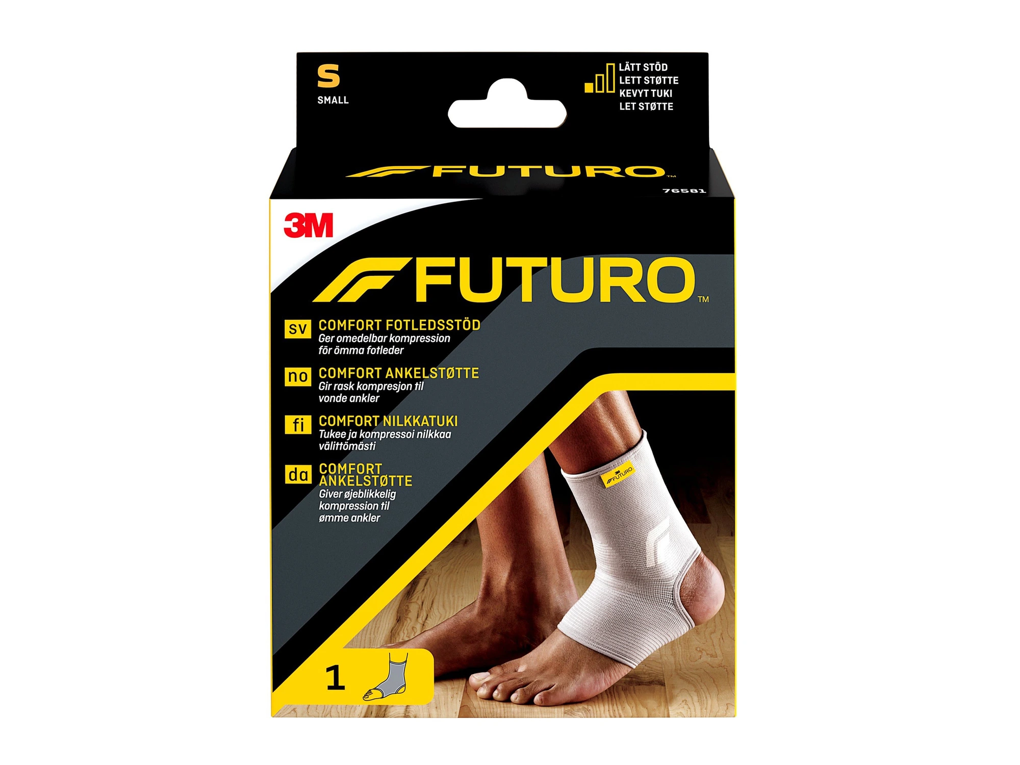 Futuro Comfort ankelstøtte str S 1 stk