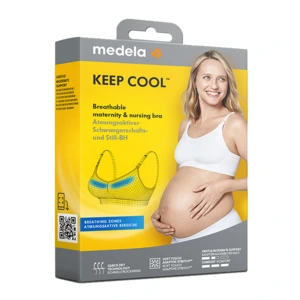 Medela Keep Cool amme-BH, farge hvit og størrelse XL 1 stk