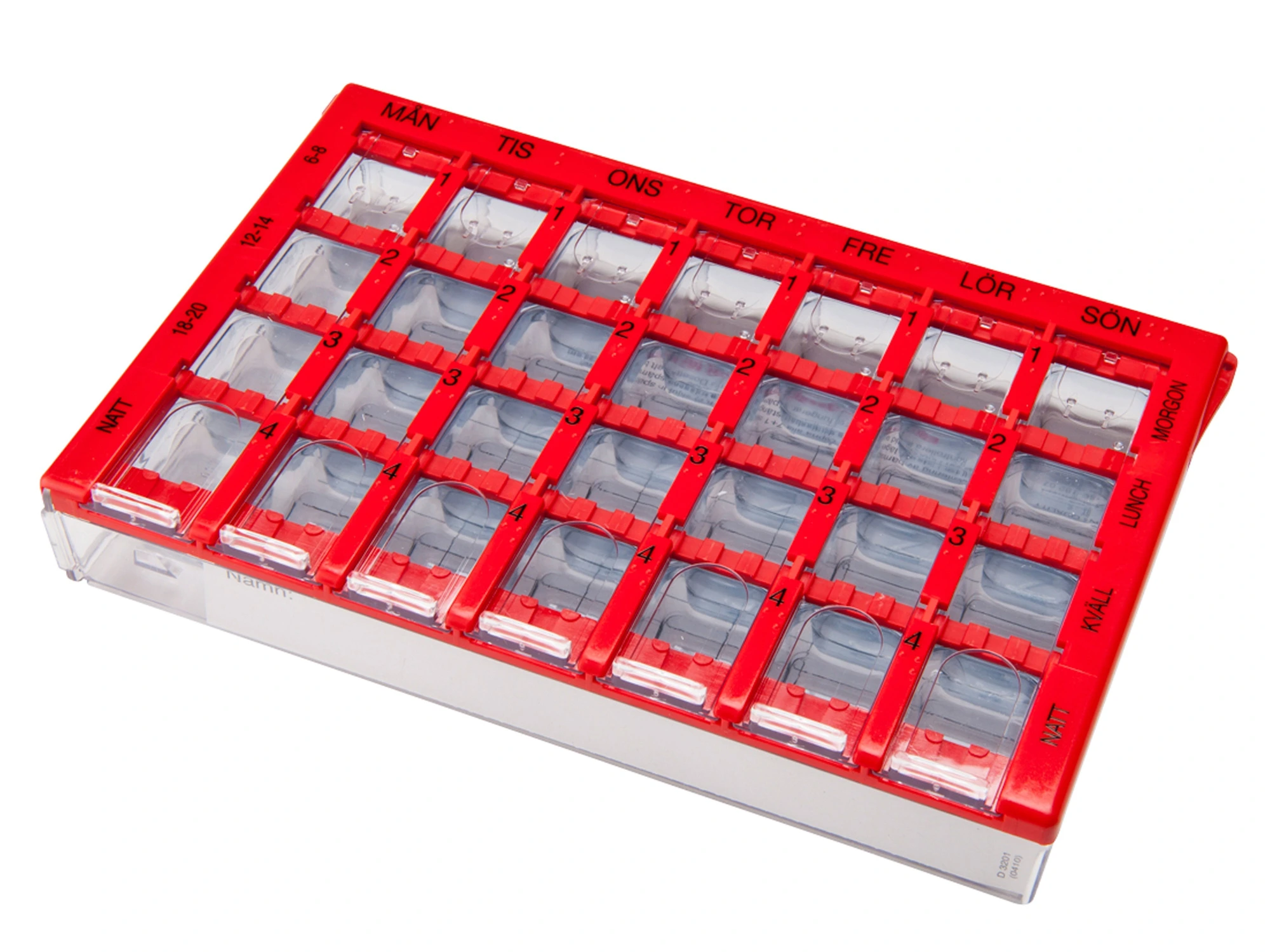 Dosett maxi rød 1 stk