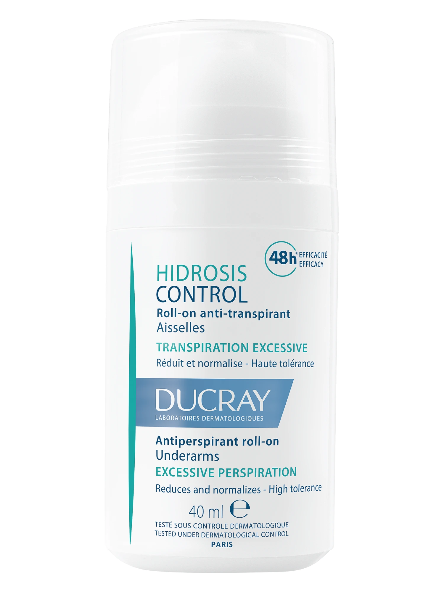 Ducray Hidrosis Control antiperspirant roll-on 40 ml