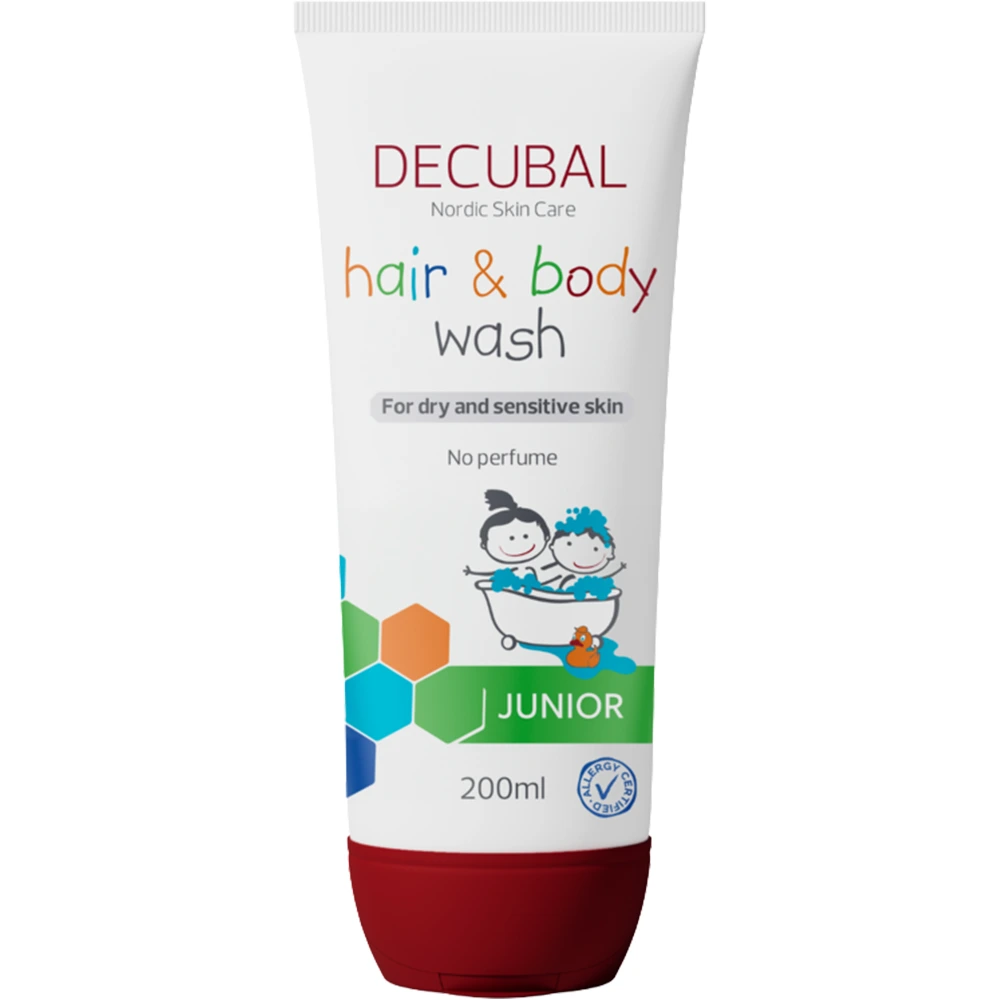 Decubal Junior hår- og kroppsvask 200 ml
