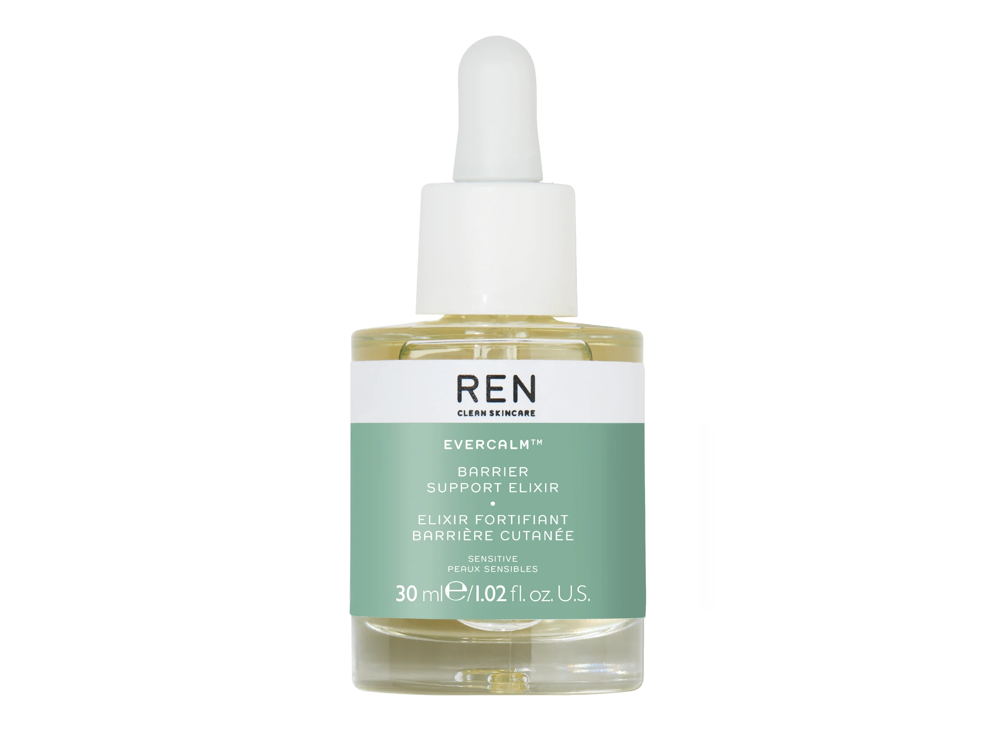 REN Clean Skincare Evercalm Barrier Support Elixir ansiktsolje 30 ml