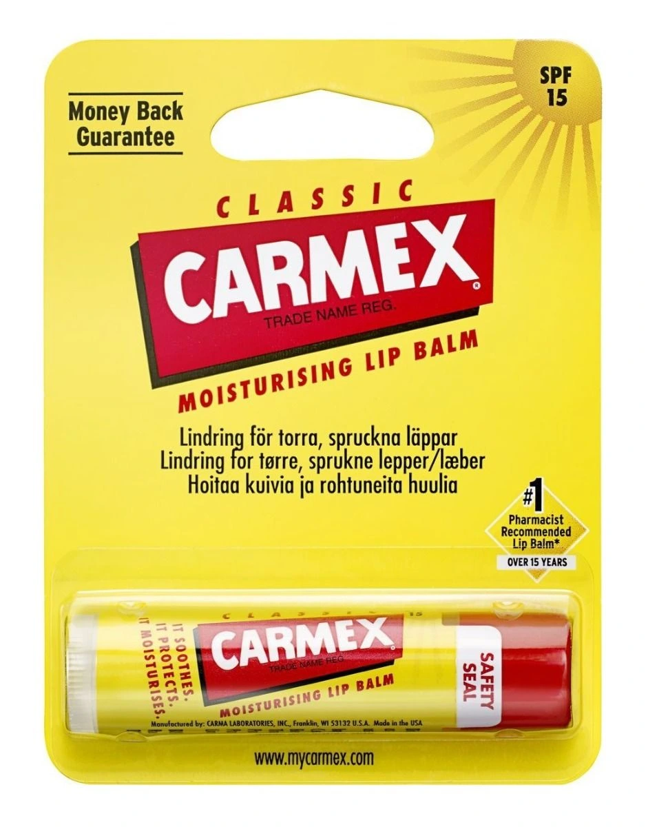 Carmex Stick Lip Balm SPF15, 4,25 g