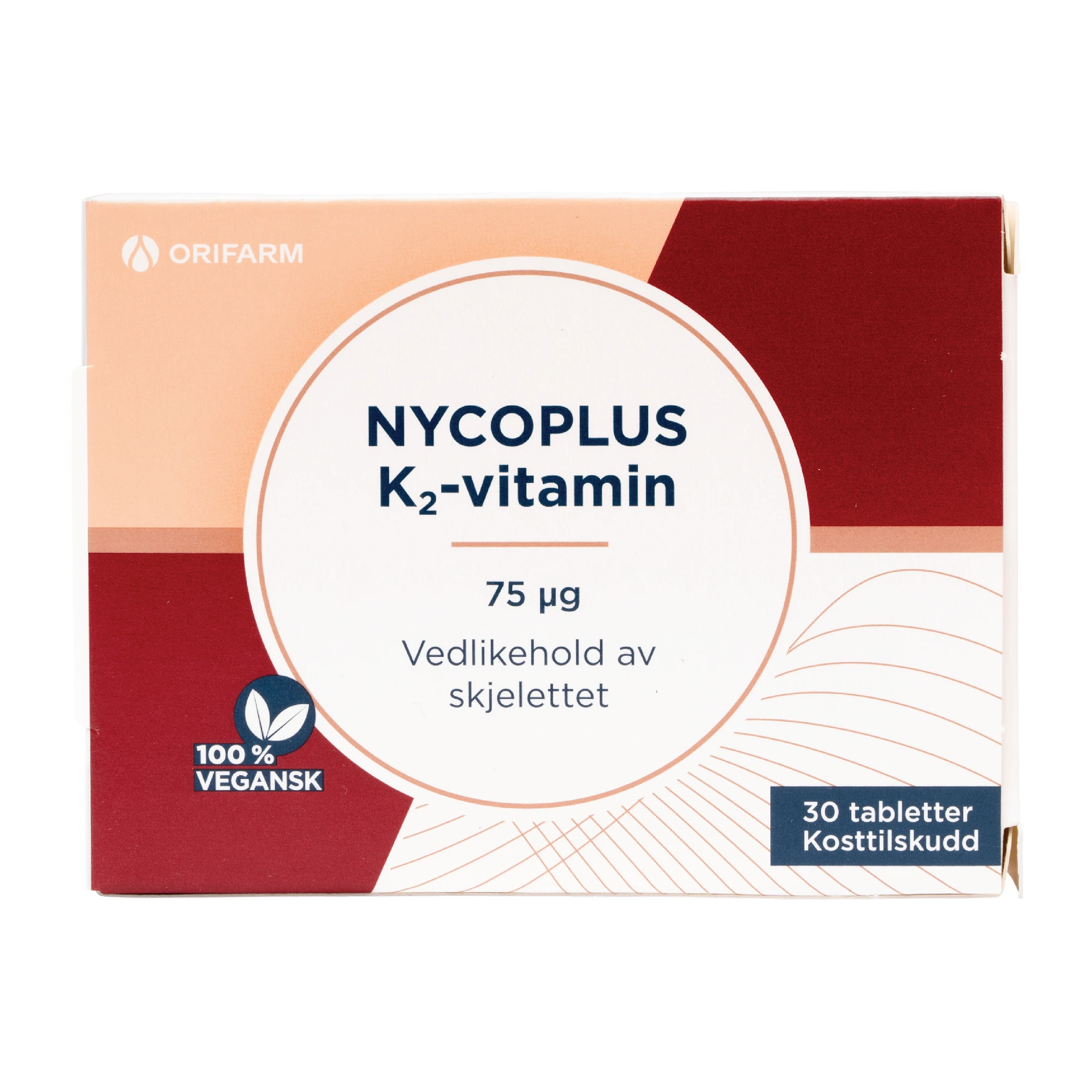 Nycoplus K2-vitamin tab 75 mikrog