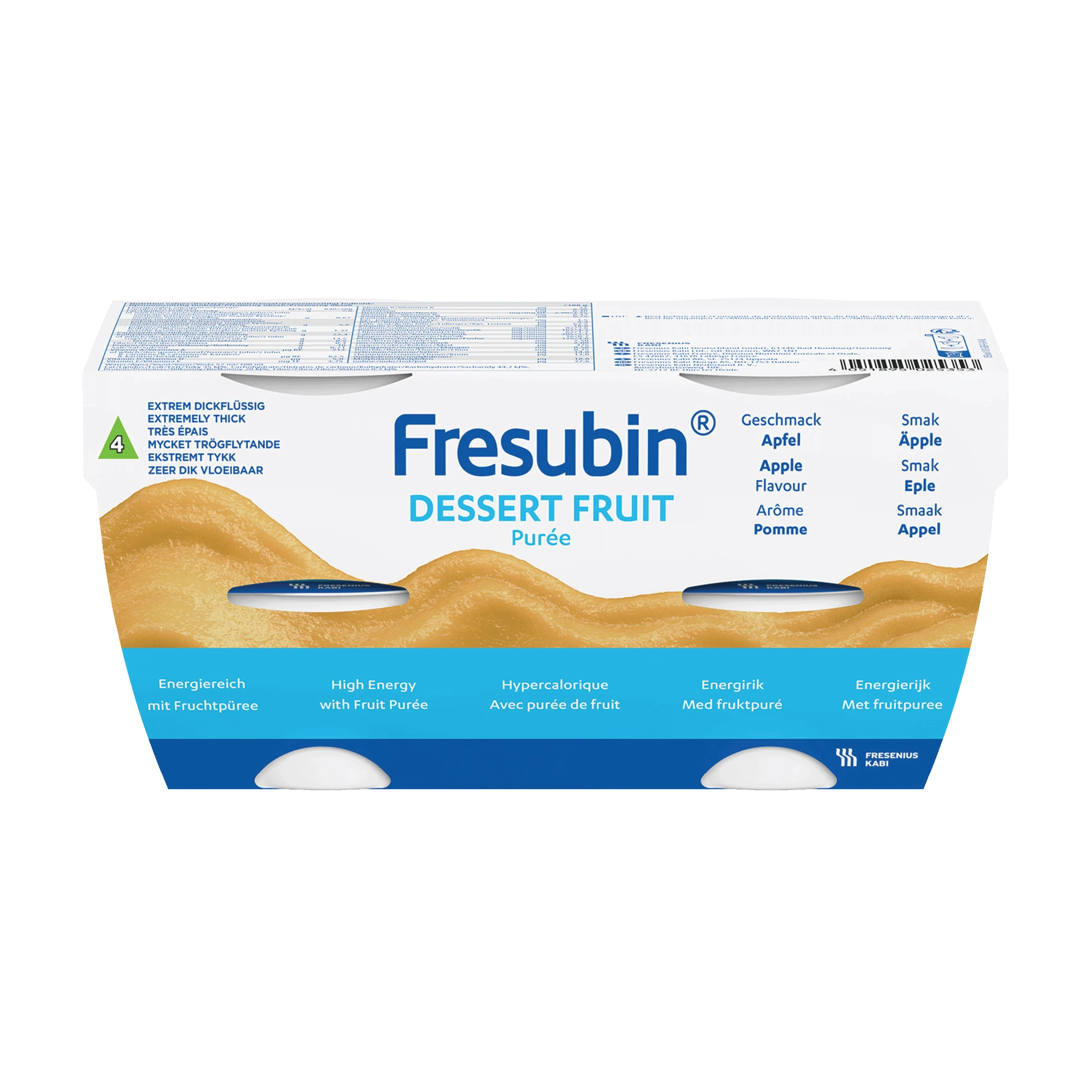 Fresubin Dessert Fruit næringspuré eple 4x125 g