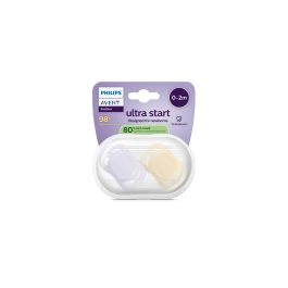 Philips Avent Ultra Start smokk 0-2 måneder lilla/gul 2 stk