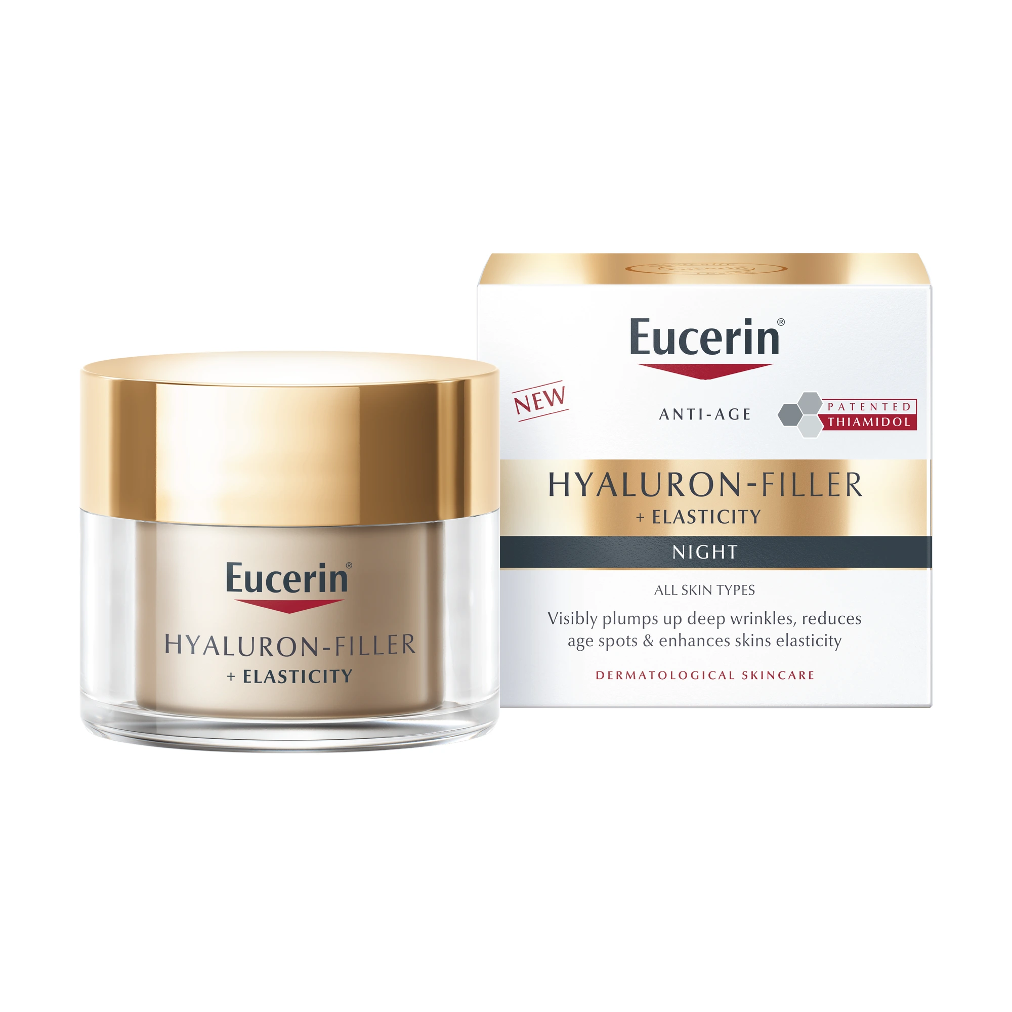 Eucerin Hyaluron-Filler + Elasticity nattkrem 50 ml