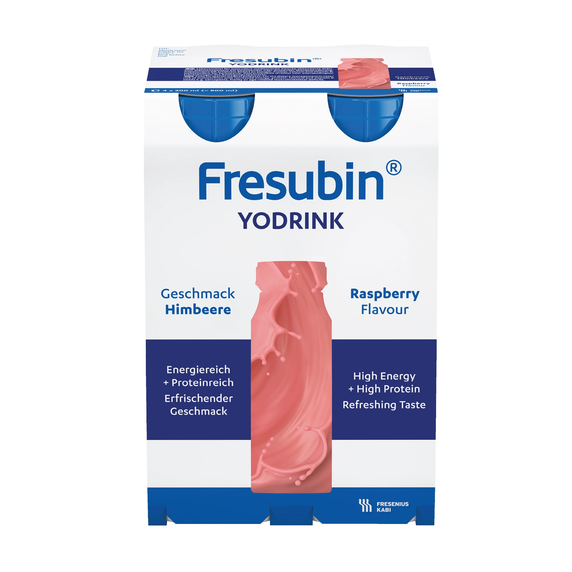 Fresubin YoDrink næringsdrikk bringebær 4x200 ml