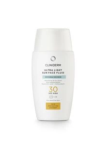 Cliniderm Sun Ultra Light Face Fluid solkrem SPF30 40 ml