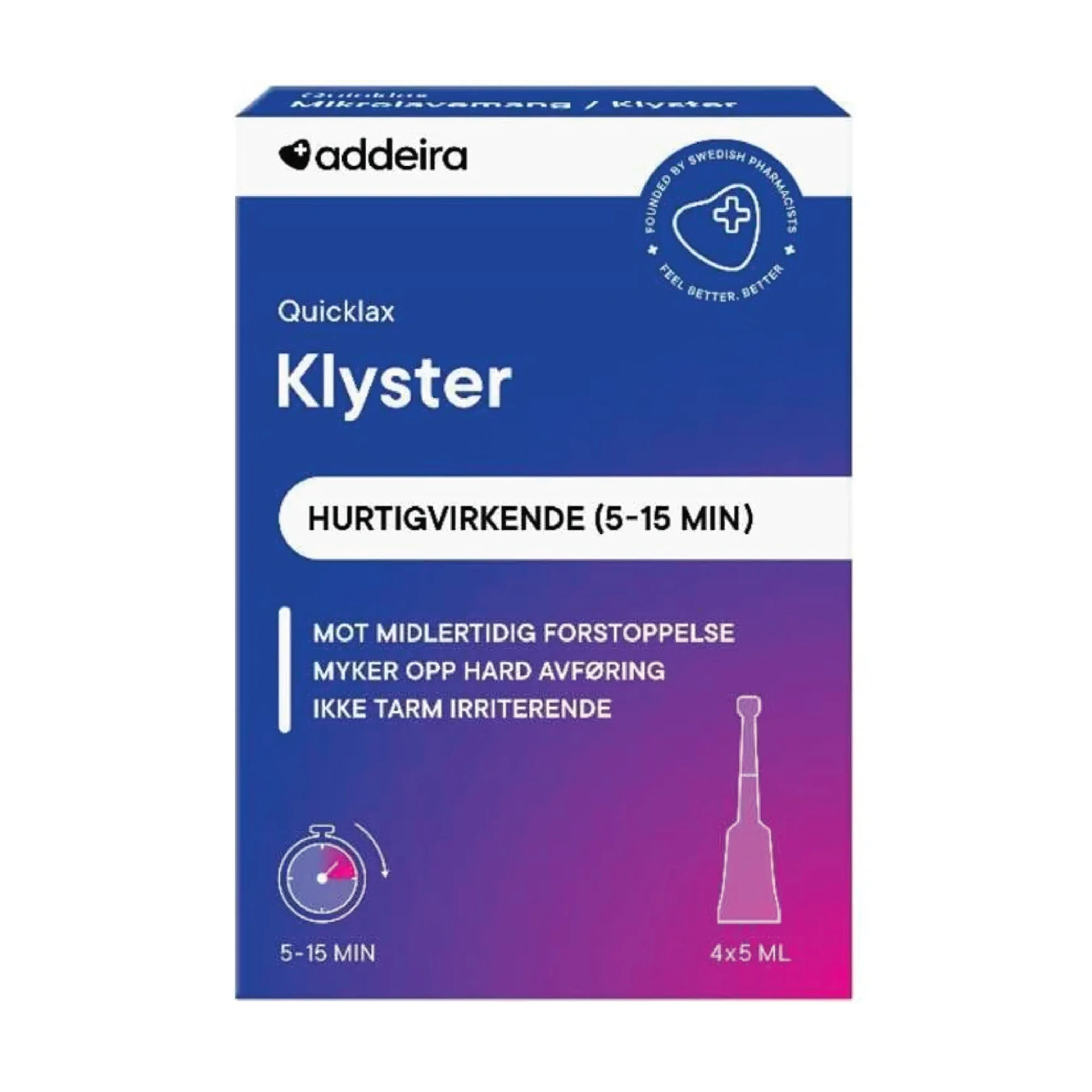 Addeira Quiclax klyster 4x5 ml