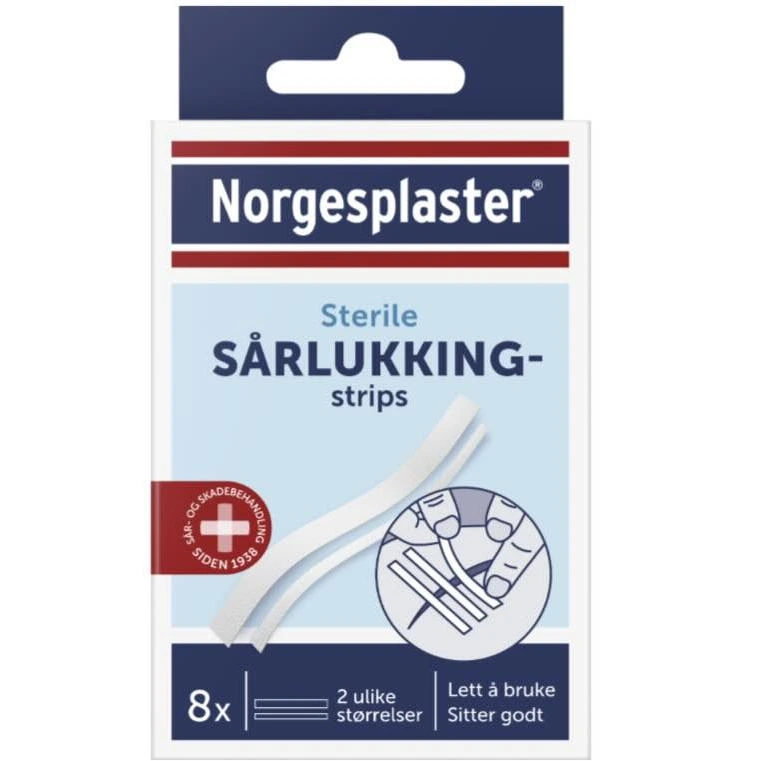 Norgesplaster sårlukkingstrips 8 stk