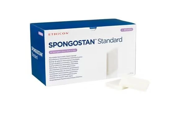 Spongostan standard gelatinsvamp 7 x 5 x 1 cm 20 stk