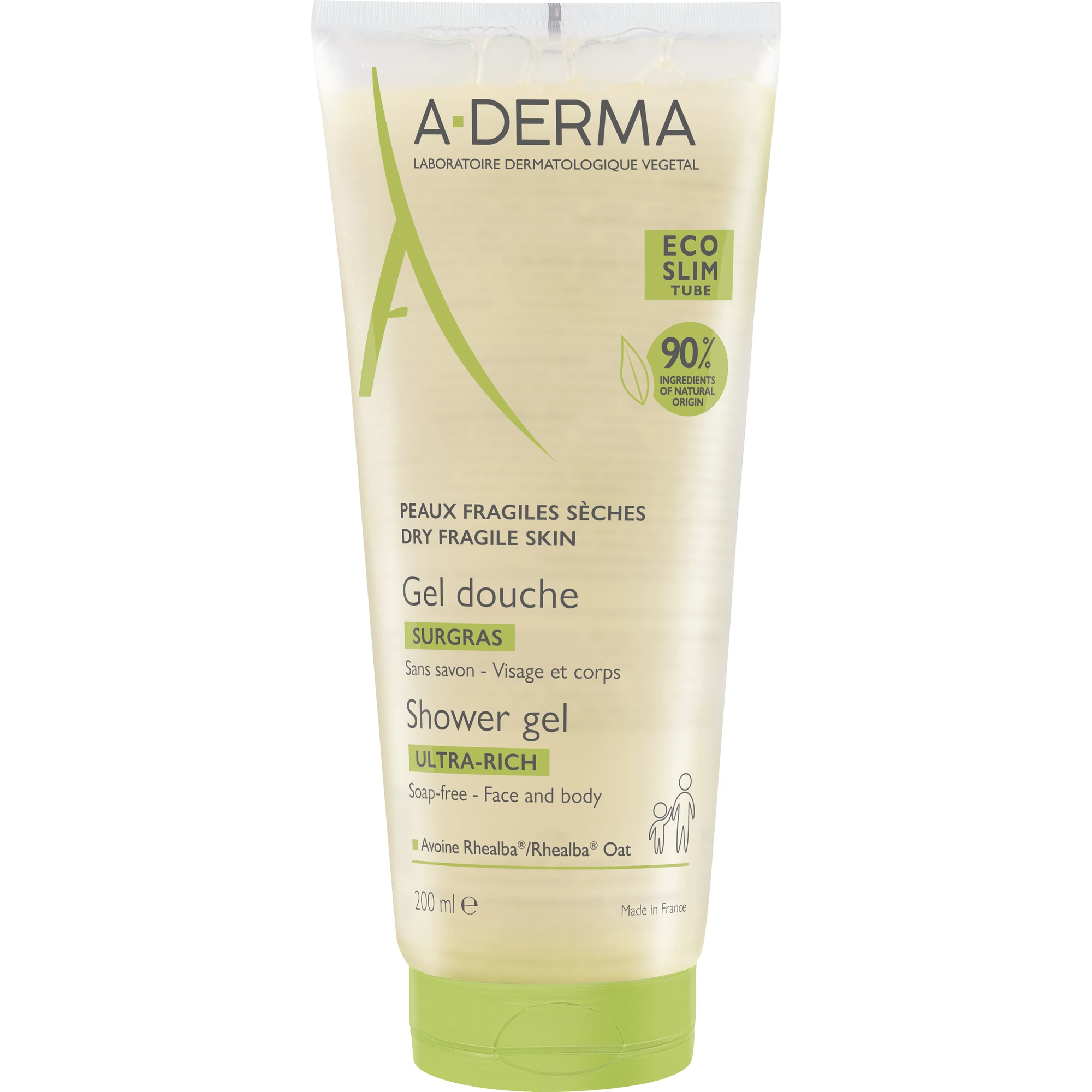 A-Derma Ultra Rich dusjgel 200 ml