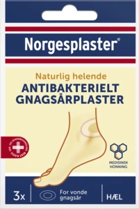 Norgesplaster antibakterielt gnagsårplaster 3 stk