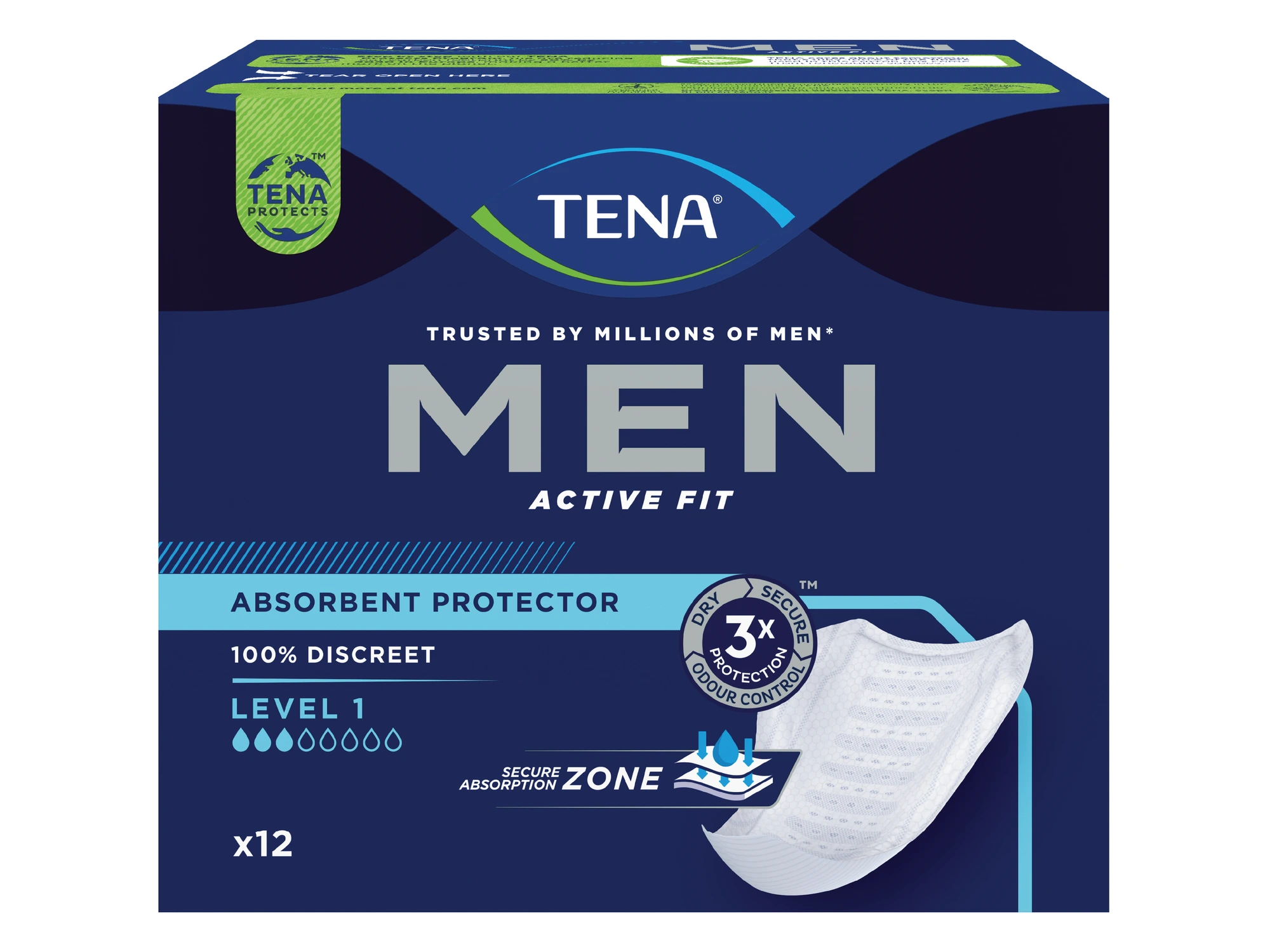 TENA Men Level 1 innlegg 12 stk