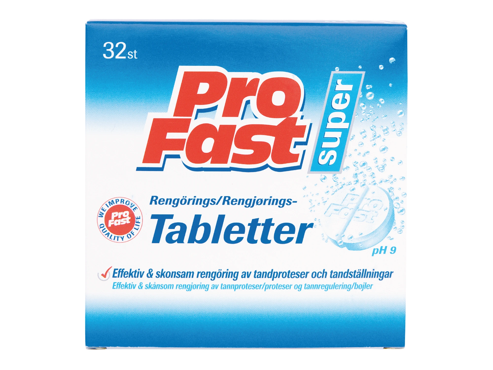 ProFast Super rengjøringstabletter 32 stk