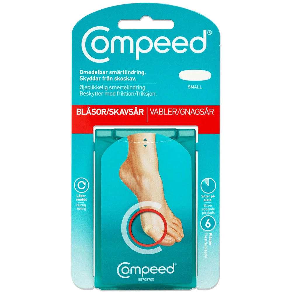 Compeed gnagsårplaster small 6 stk