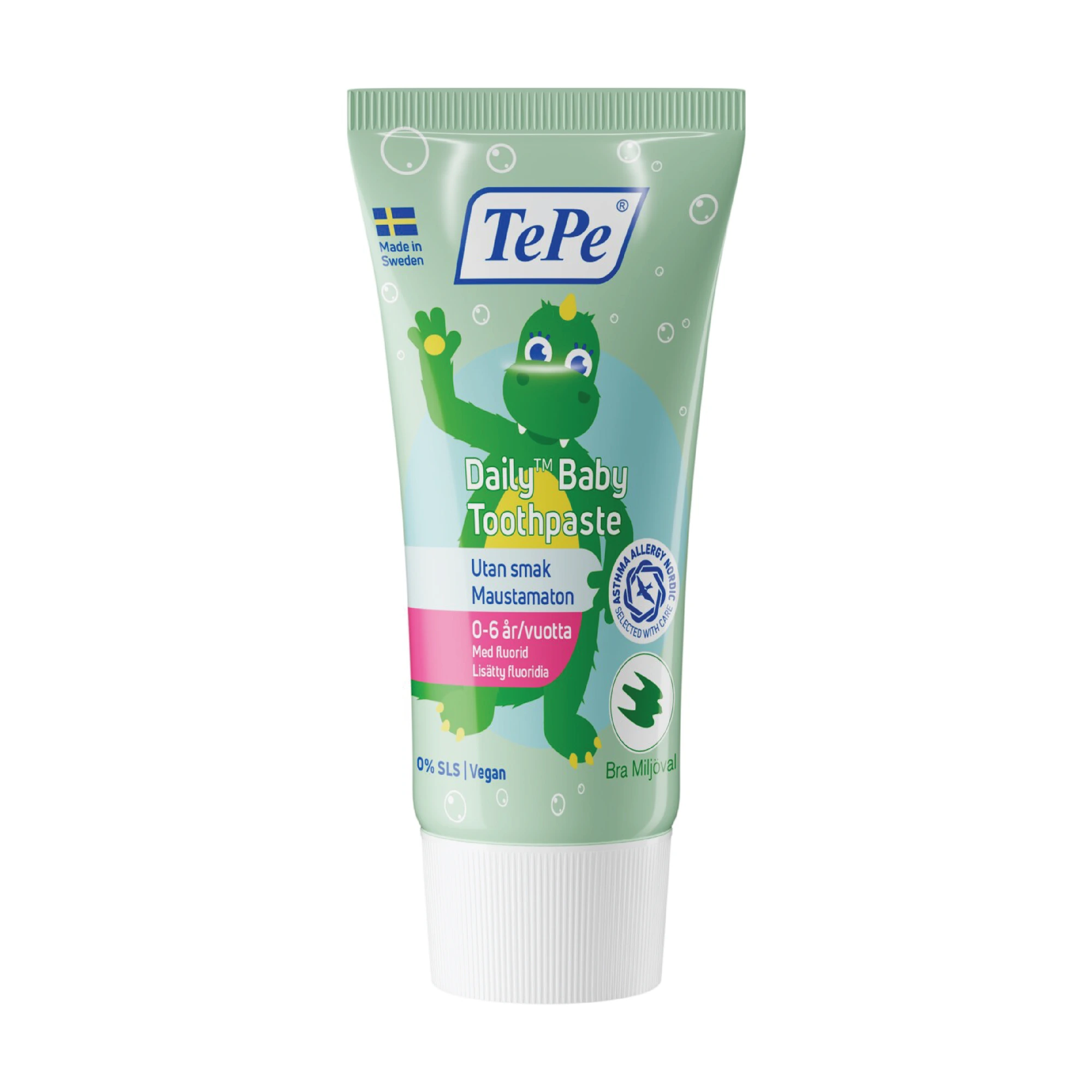 TePe Daily Baby tannkrem 0-6 år 50 ml