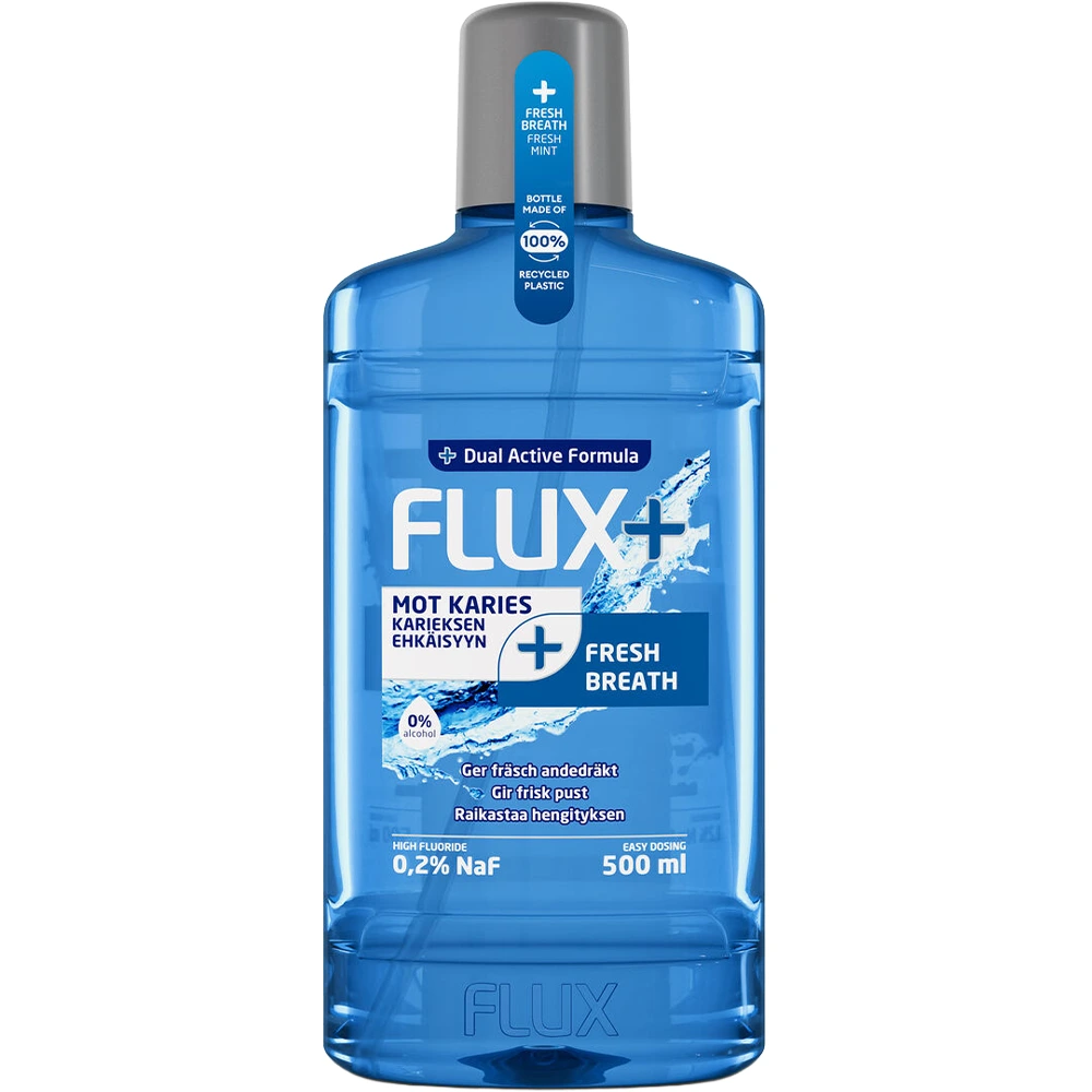 Flux+ Fresh Breath 0,2 % fluorskyll 500 ml