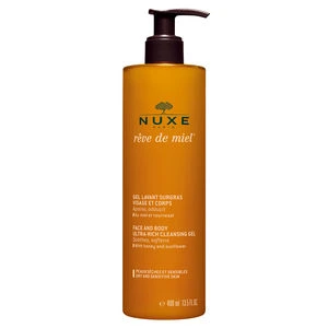 Nuxe Rêve de Miel rensegel til ansikt og kropp 400 ml