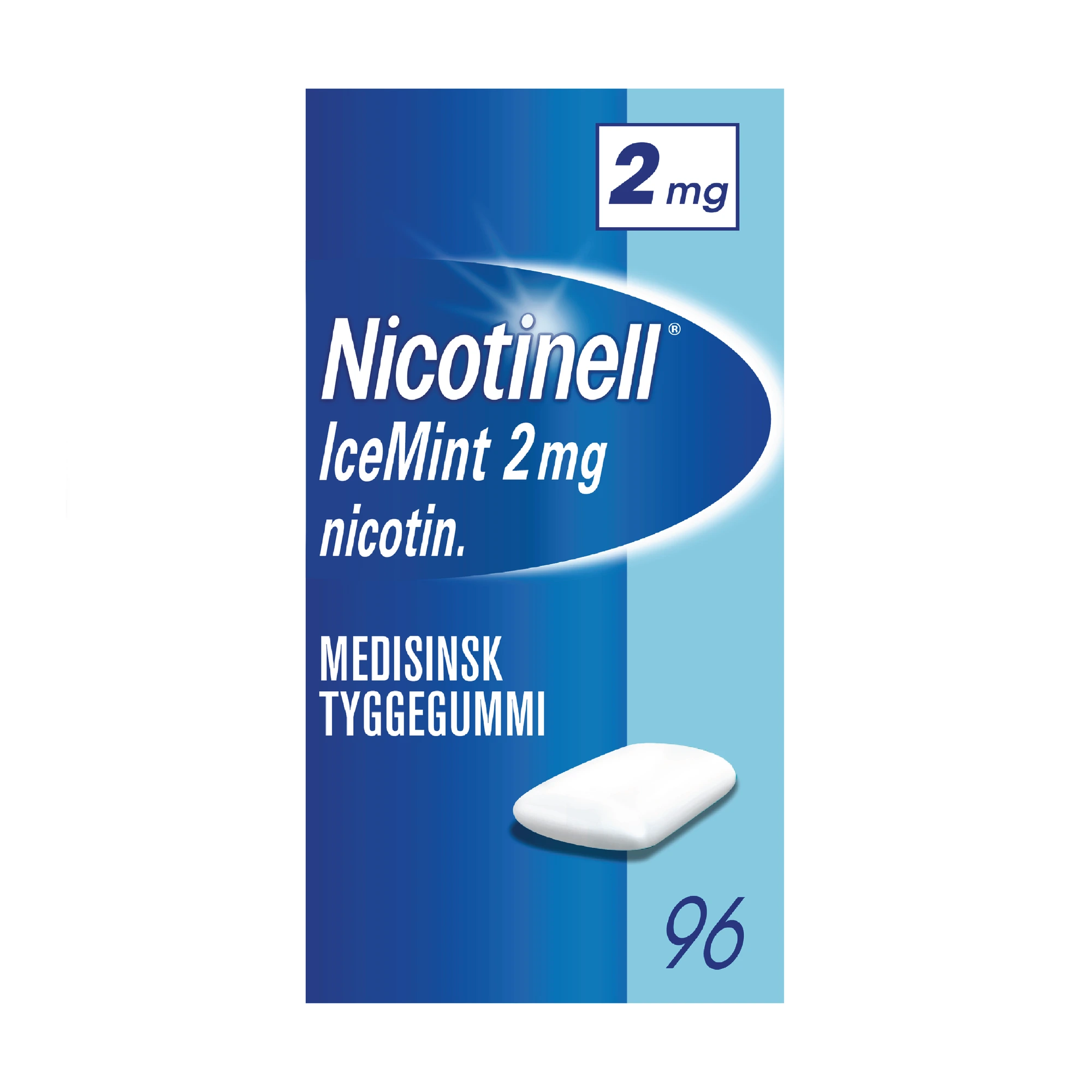 Nicotinell medisinsk tyggegummi med icemintsmak 2 mg