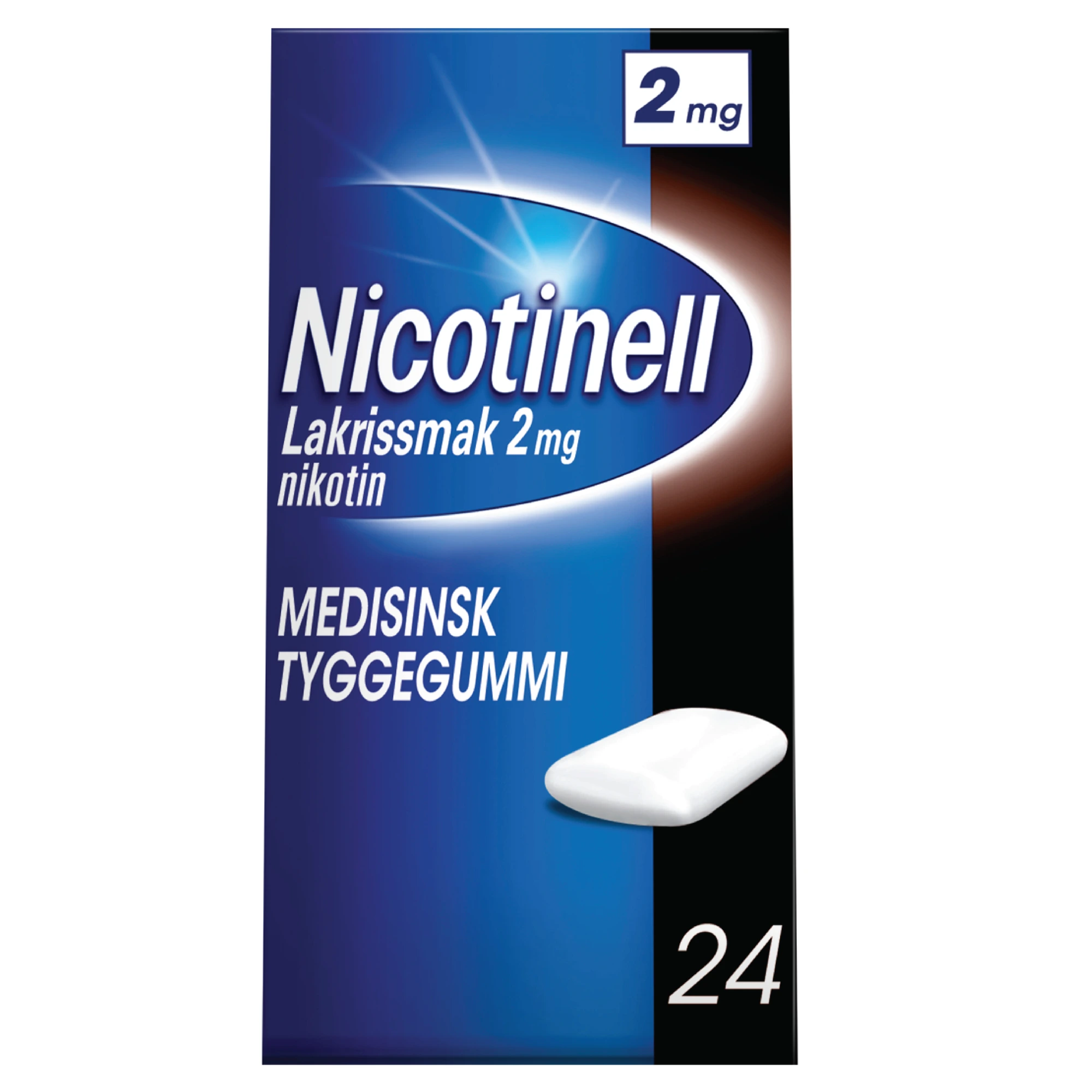 Nicotinell medisinsk tyggegummi med lakrissmak 2 mg