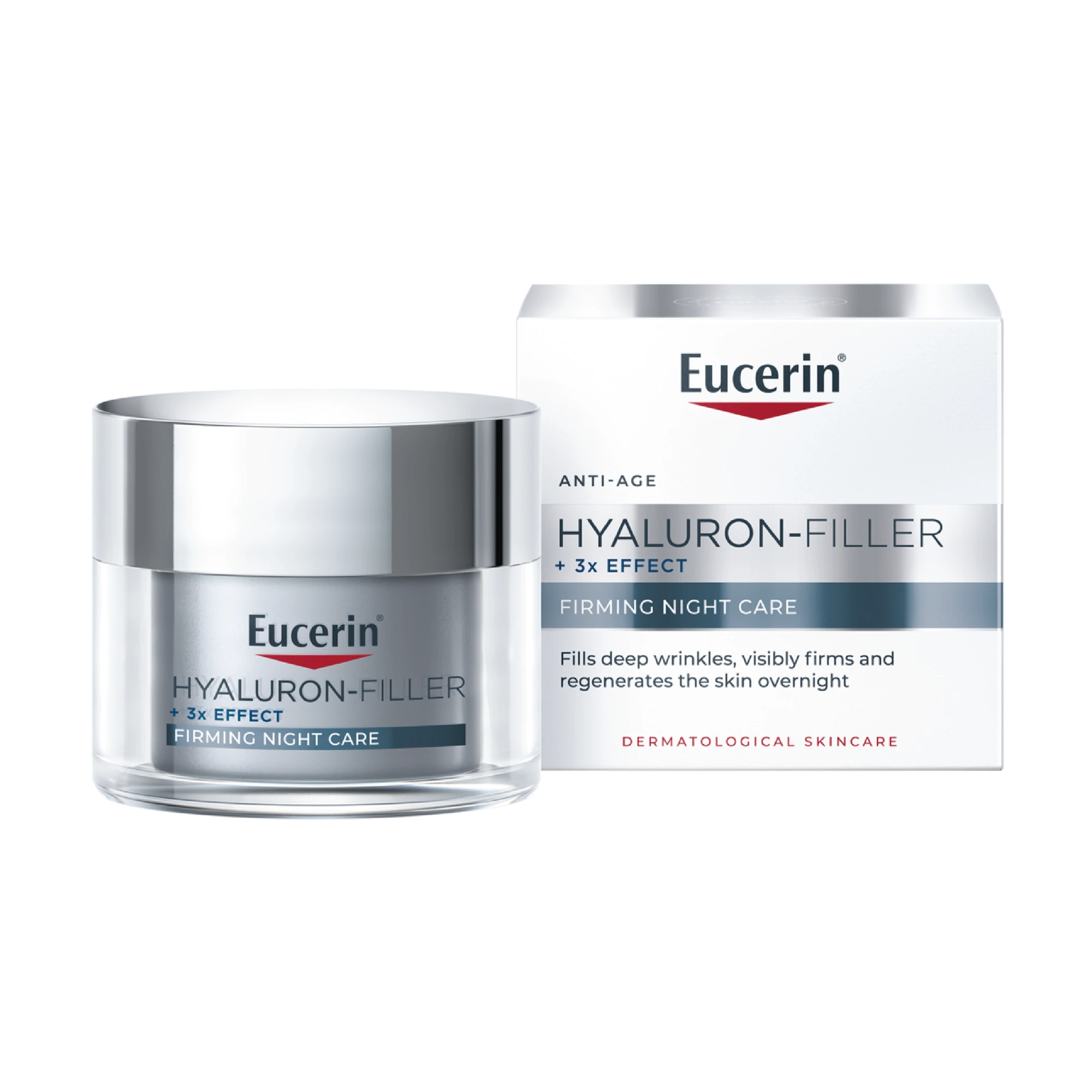 Eucerin Hyaluron-Filler +3x Effect nattkrem 50 ml