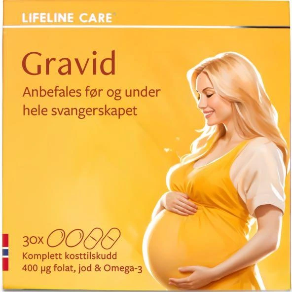 Lifeline Care Gravid tabletter og kapsler 4x30 stk