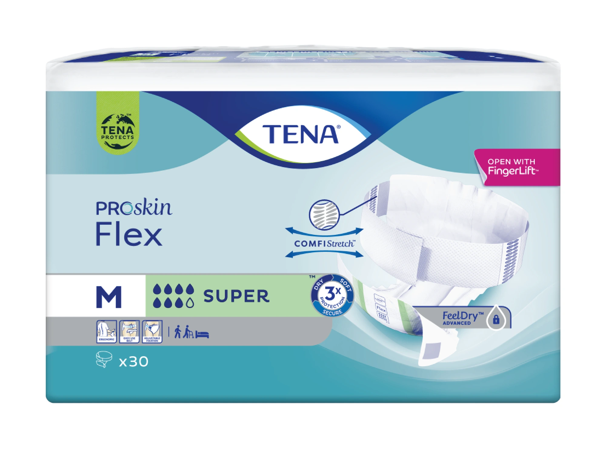 TENA Flex Super M beltebleier 30 stk