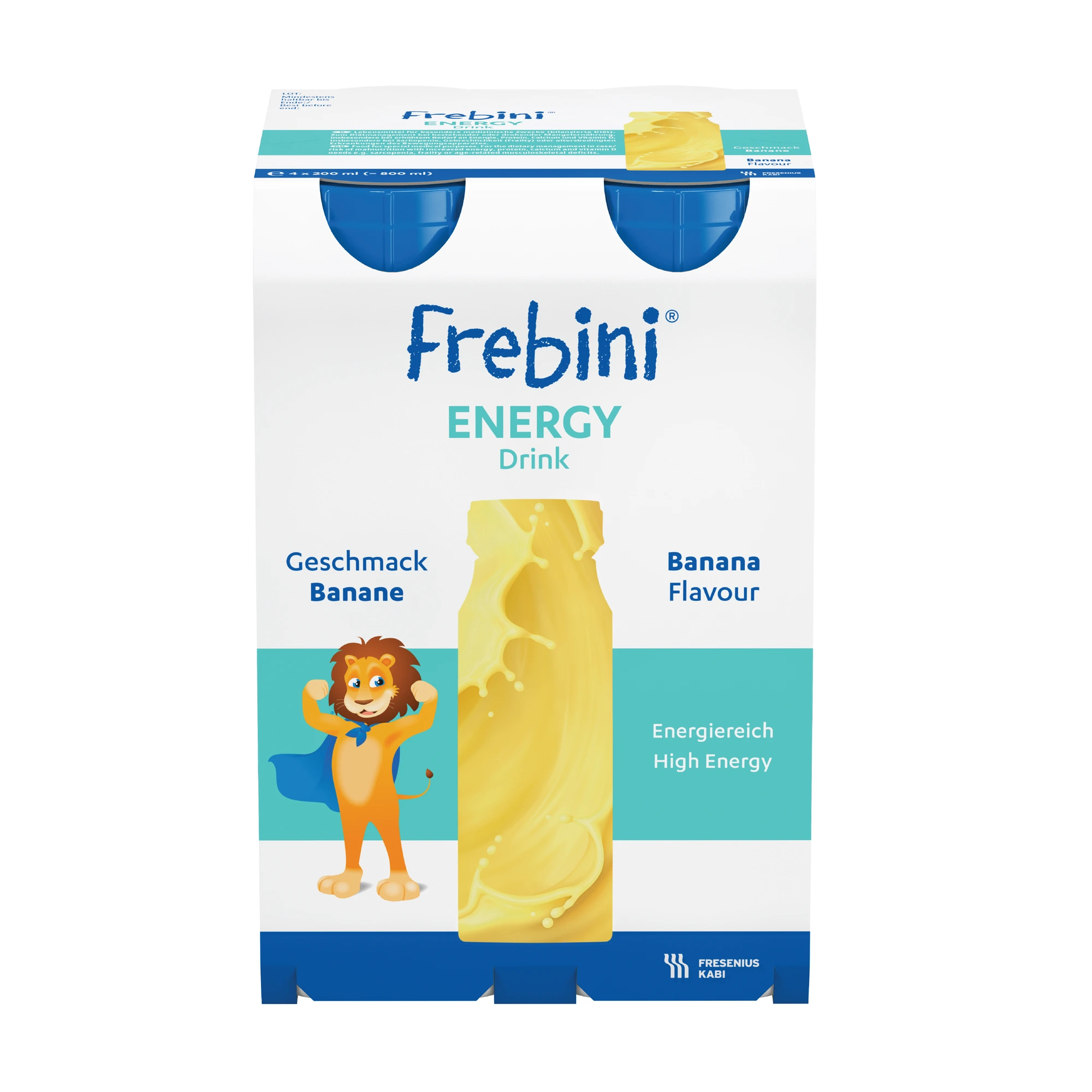 Frebini Energy Drink næringsdrikk banan 4x200 ml