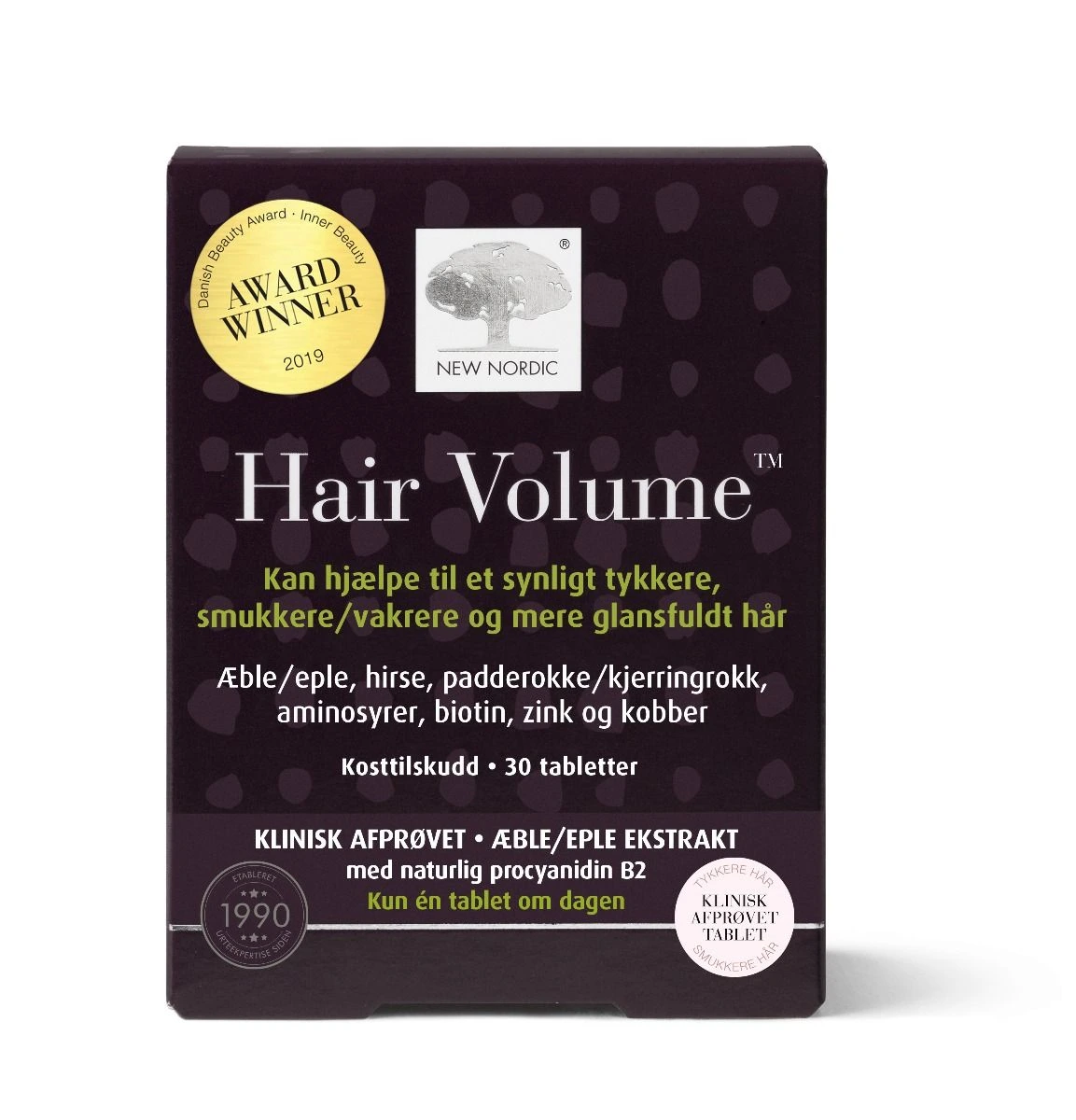 New Nordic hair volume tab