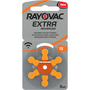 Rayovac Extra Advanced act 13 høreapparatbatteri 6 stk