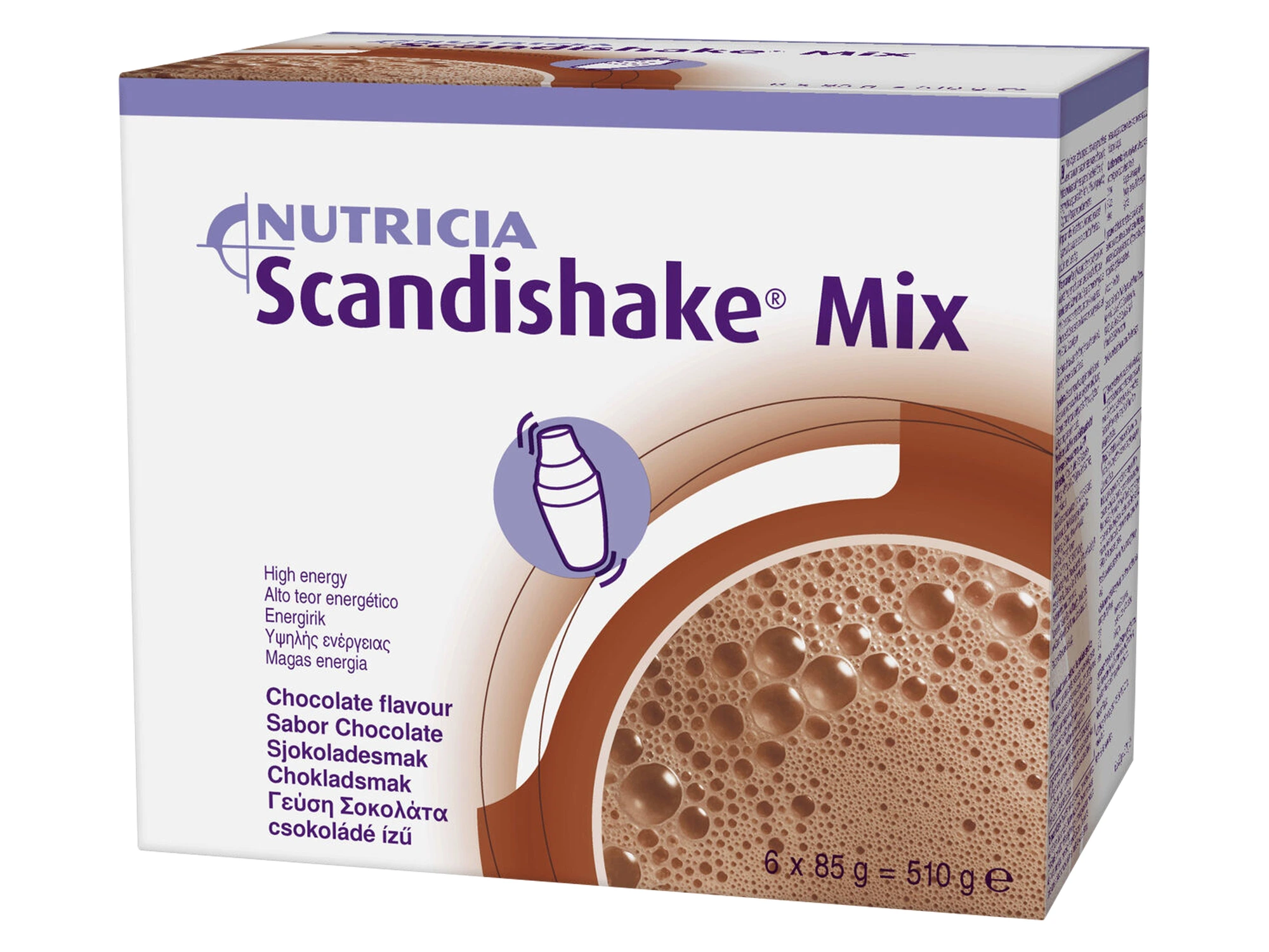 Scandishake Mix pulver sjokolade 6x85 g