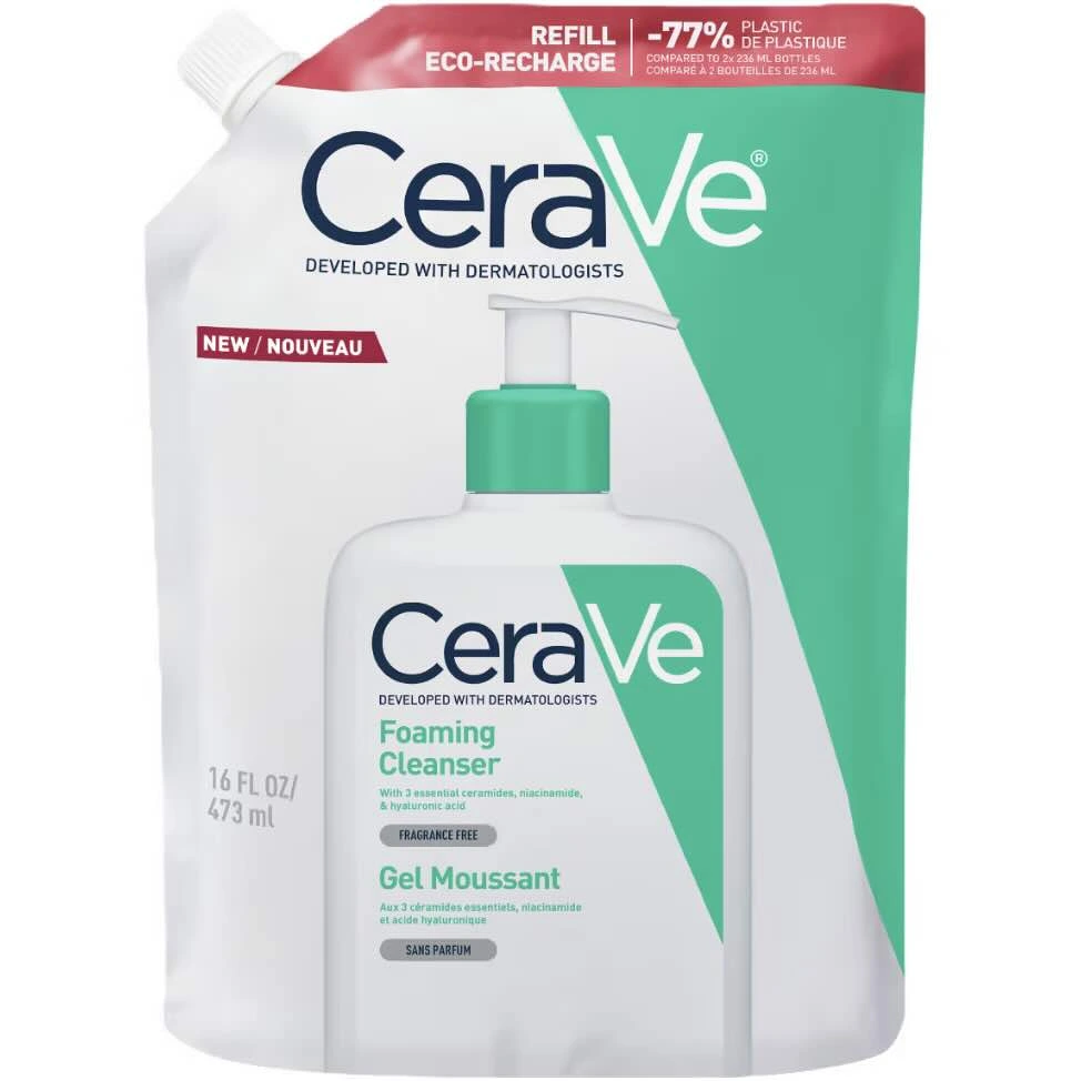 CeraVe Foaming Cleanser renseskum refill 473 ml