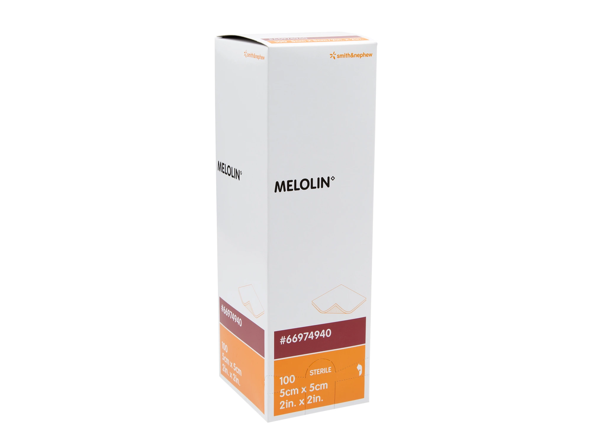 Melolin kompress 5x5cm steril 100 stk