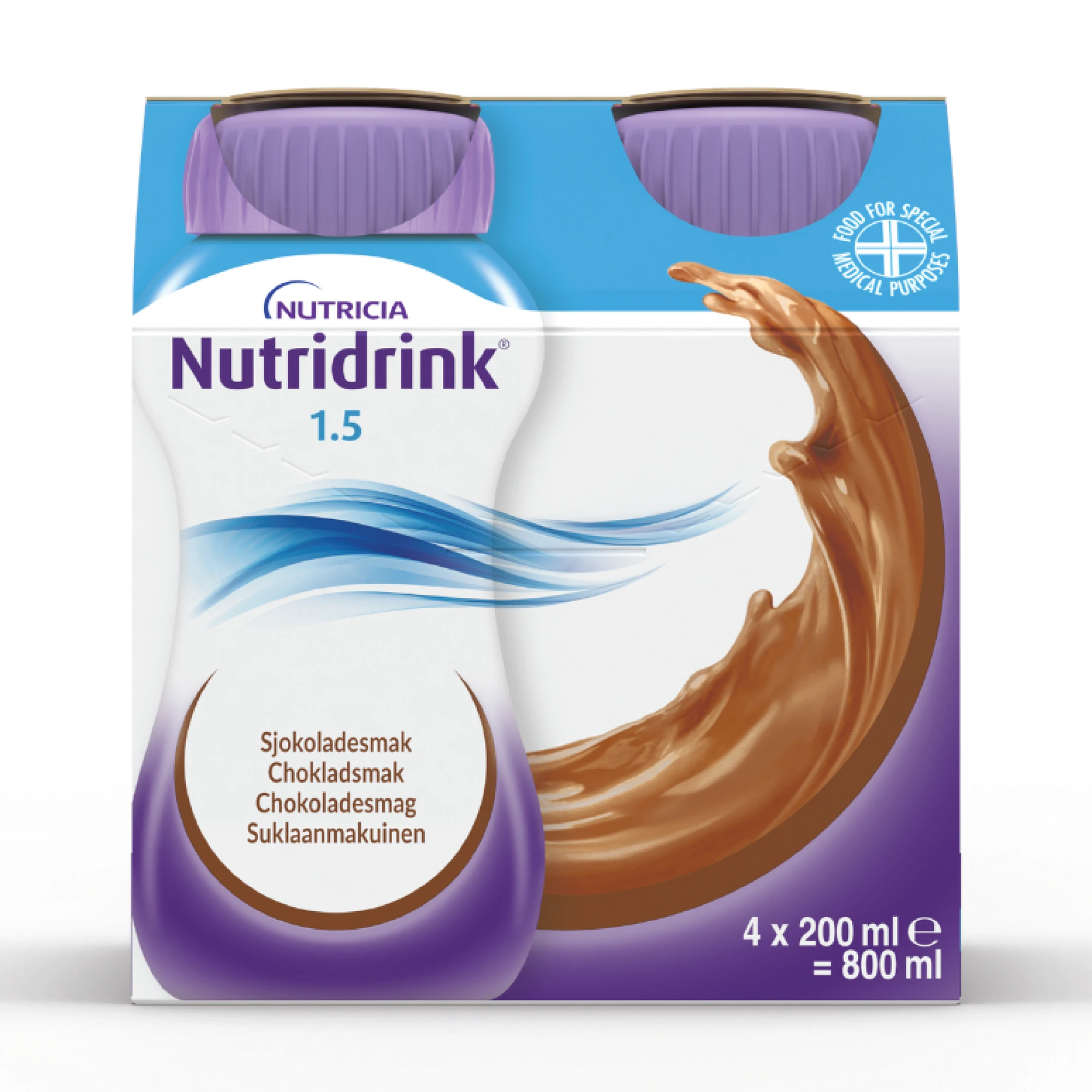 Nutridrink næringsdrikk kakao 4x200 ml