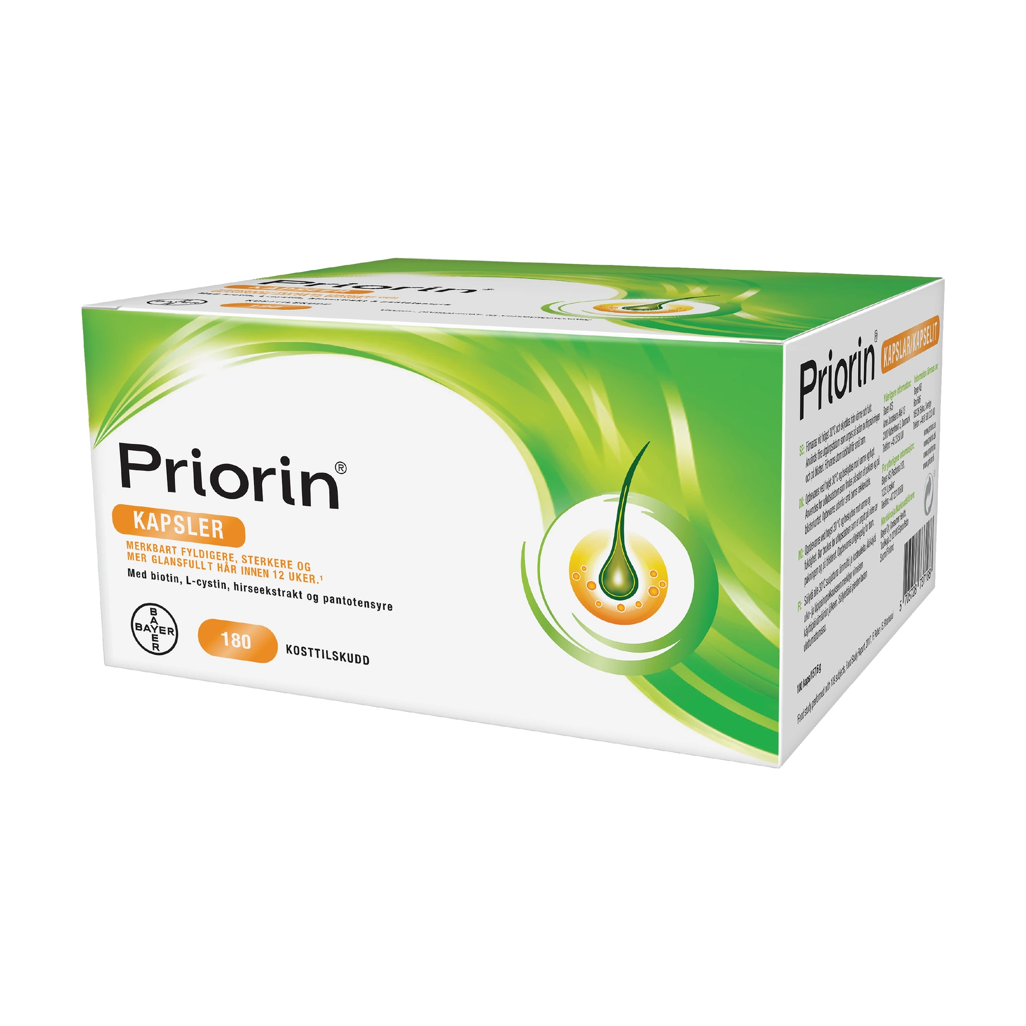 Priorin kosttilskudd kaps