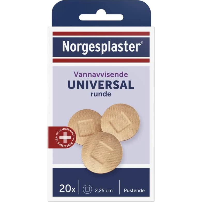 Norgesplaster Universal runde plaster 20 stk