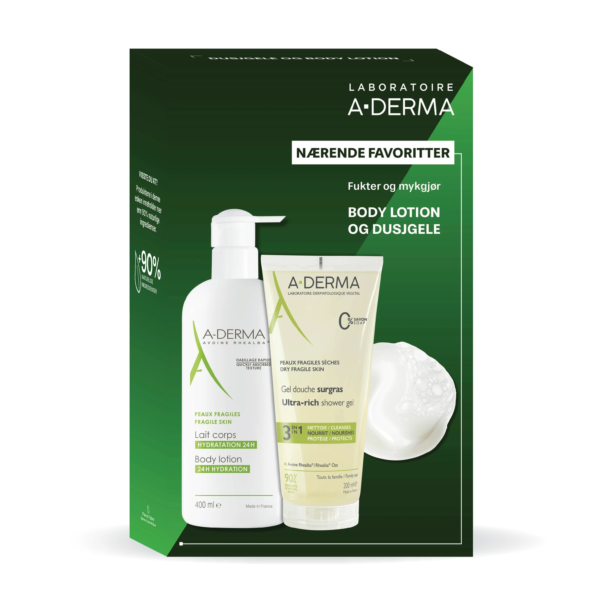 A-Derma Body Gavesett, 1 sett