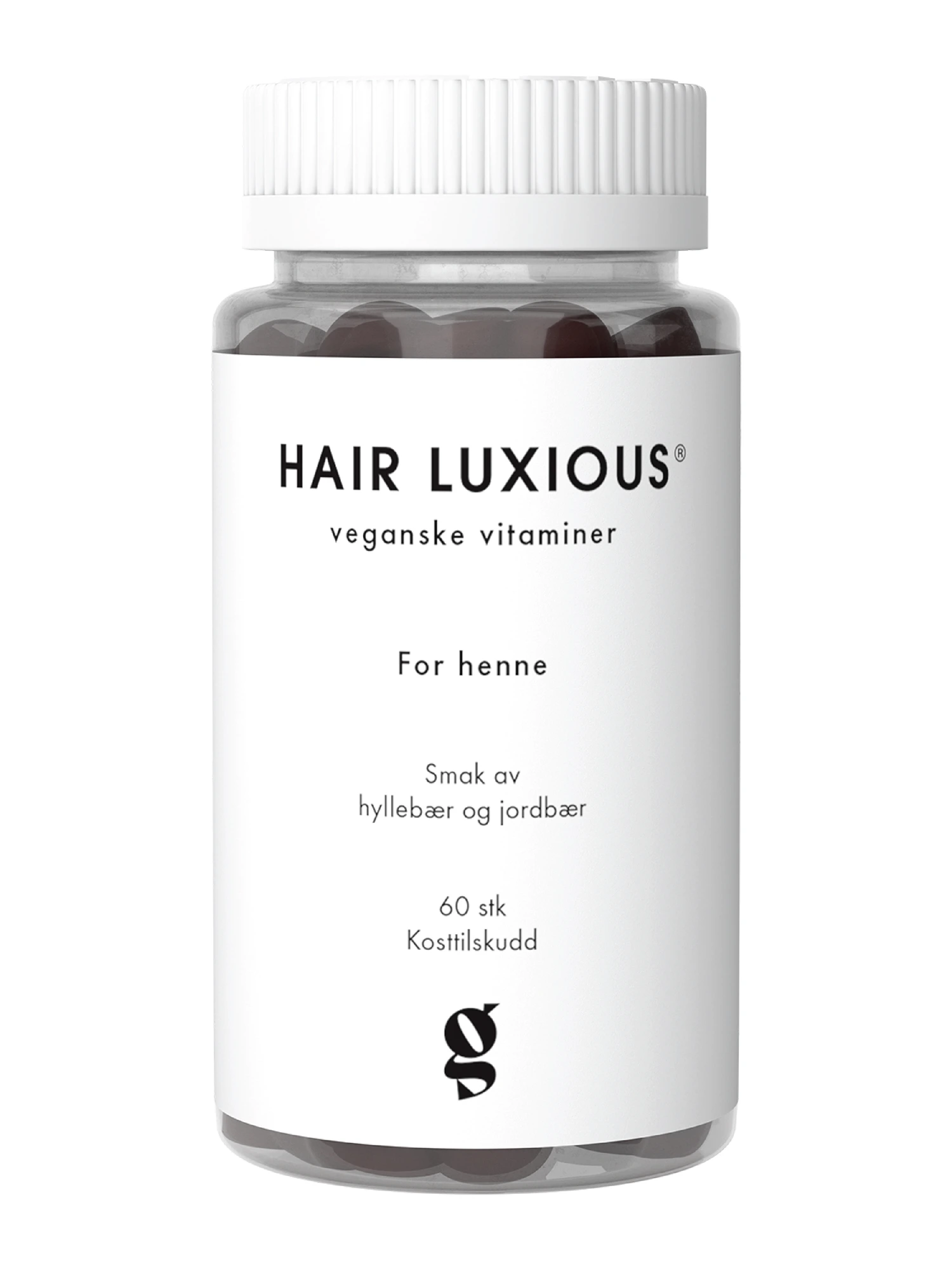 Hair Luxious For henne veganske gummies 60 stk