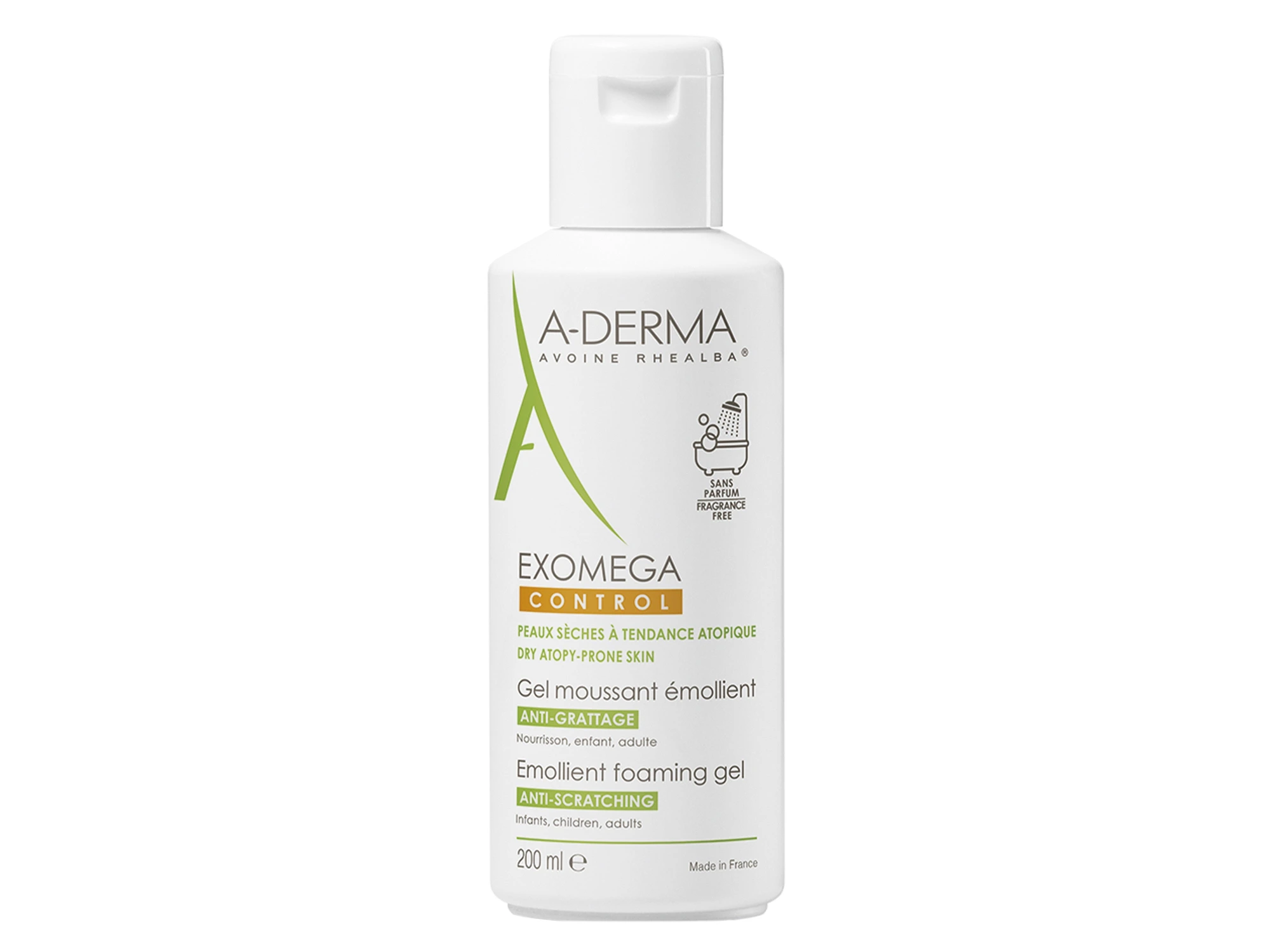 A-Derma Exomega Control Foaming Gel 200 ml